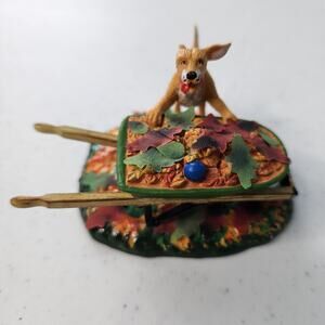 Department 56 Snow Village #55258 Harvest Yard Fun Set DOG ONLY